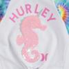 Hurley girls Long Sleeve Rash Guard 2-piece Set Two Piece Swimsuit, Multi, 6X-Large US view 3