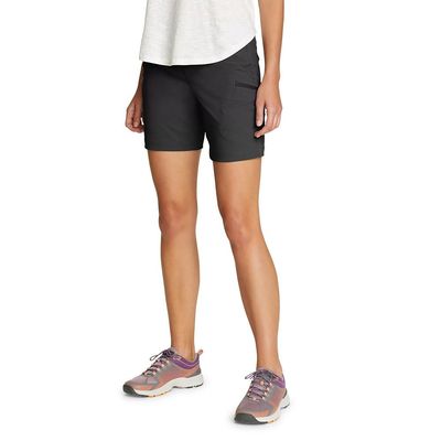 Eddie Bauer Women's Rainier Shorts, Black Rainier, 6