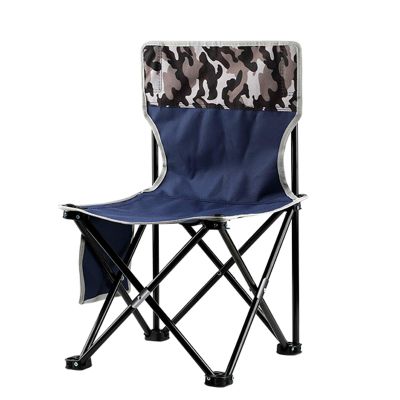 Daoyuan Portable Folding High Back Camping Chair,Lightweight Outdoor Collapsible Camping Stool,Strong Sturdy Alloy Frame with Item Storage Bag for Fishing/Picnic/Travel/Hiking
