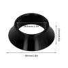 Alomejor Bike Taper Washers, Aluminum Alloy Spacers for Road and Mountain Bike Adjustment, Black 2Pcs for Riders Upgrade and Customization view 3