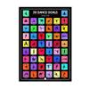 Creative Hero 50 Dance Goals Scratch Off Poster - Jazz Dancer, Acro and Gymnastics Gifts - Motivational for your Dancer, Gymnast and Acrobat - 16.5" x 23.4" unframed view 2