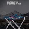 Daoyuan Portable Camping Folding Chairs Outdoor,Lightweight Collapsible Sketch Chair Fold Up Aluminium Stools Footstool for Fishing/Picnic/Travel/Hiking view 2