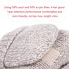 FUFU Gloves Half Finger Gloves Stretchy Winter Magic Gloves Knitted Fingerless Gloves (Color : White) view 2