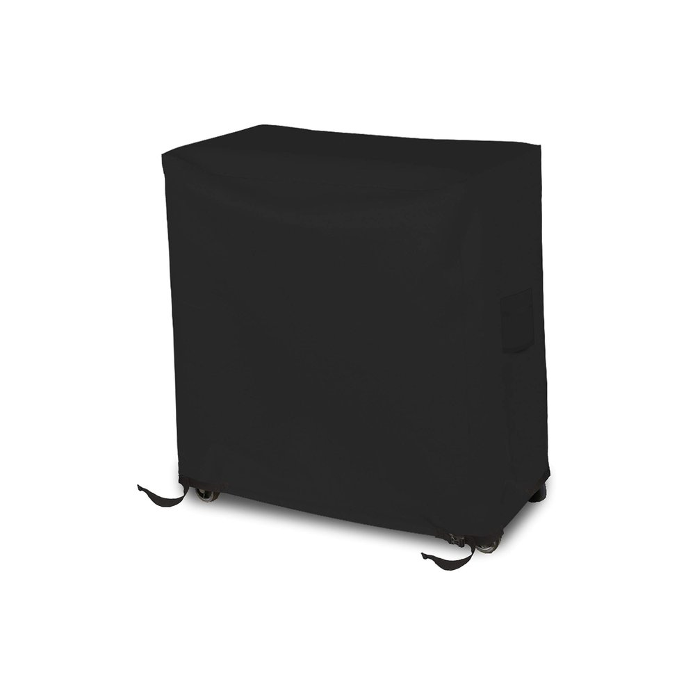 Cooler Cover 12 Oz Waterproof - Rolling Cart Cover 100% Weather Resistant with Air Pockets & Drawstrap for Snug Fit (32" H x 40" W x 20" D, Black)