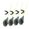 Portable Ice Fishing Rod, VGEBY 4-Piece Ice Fishing Kit with Rod Tips - Winter Fishing Accessories, Lightweight and Durable view 2