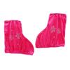 1 Pair Skate Boots Cover Figure Roller Skating Overshoes, Rose Red-S, as described view 1