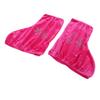 1 Pair Skate Boots Cover Figure Roller Skating Overshoes, Rose Red-S, as described view 4