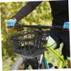 VOSAREA Plastic Plastic Cycling Accessories Practical Bike Basket Front Handlebar Basket with Cover Cycling Accessory Outdoor Accessories view 3