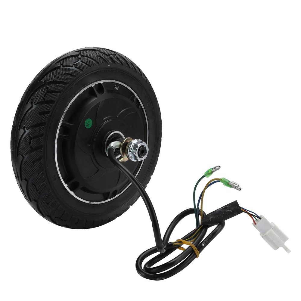 VGEBY Electric Scooter Conversion Kit, 8in DIY Electric Scooter Conversion Set, 24V 350W Brushless Hub Motor, Aluminum Alloy Controller, Stable Performance, High Reliability
