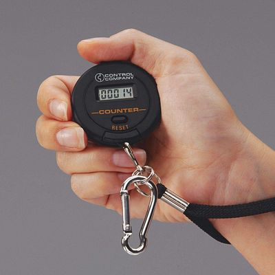 Control Company Digital Tally Counter, Black, Number of Digits: 5, Hand Held Mounting - 3129