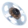 VGEBY 80 Teeth Crankset, 25H 80 Teeth Crankset with Flywheel and Connector Set Accessory for Electric Modification Freewheel Hub Freewheel Crankset Freewheel view 1