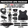Maddog JT Stealth Basic Paintball Gun Marker and Accessory Starter Package [HPA] | Protective Kit - Marker, 48ci/3000psi Compressed Air Tank, Mask, Hopper, Pods, Harness & Protective Gear view 2