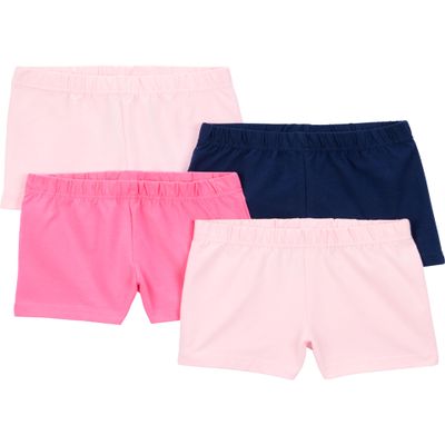 Simple Joys by Carter's Girls' 4-Pack Tumble Shorts