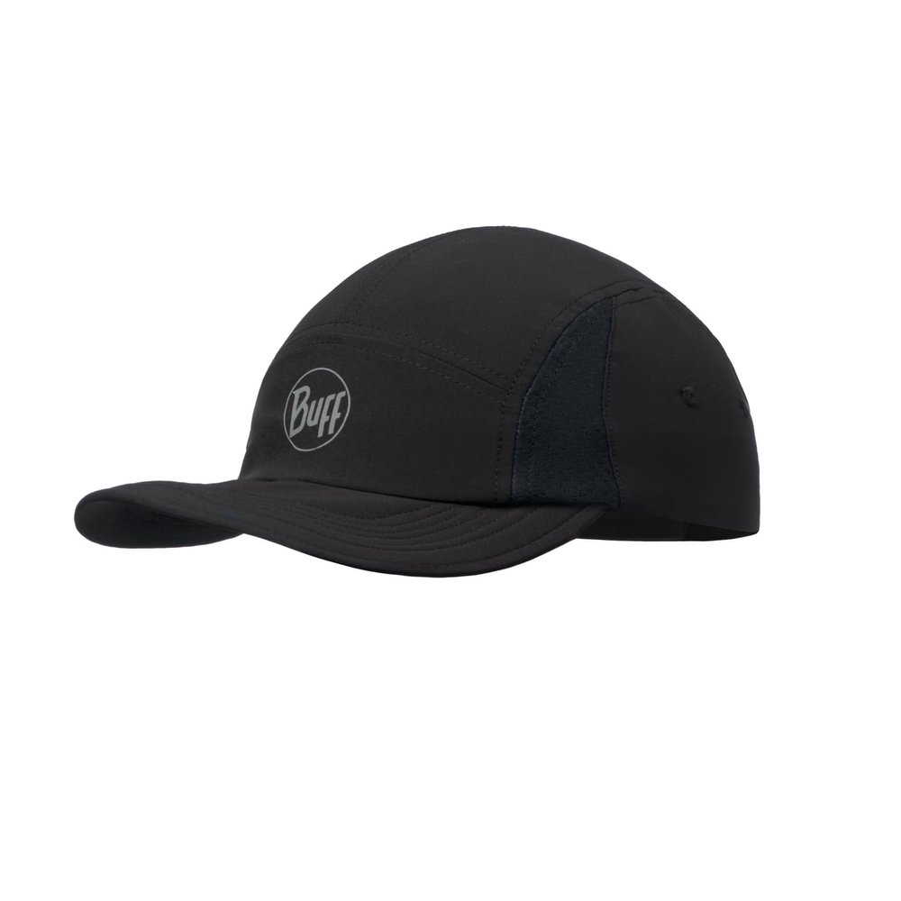 Buff Unisex's R-Solid 5 Panel Cap, Black, L/XL