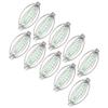 Fishing Feeder Basket, Carp Fishing Equipment,10PCS 4 Sizes Carp Fishing Feeder Stainless Steel Spring Fishing Feeder Bait Cage Holder Tackle Accessory Carp Fishing Bait (20g) view 4