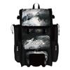 Boombah Rolling Superpack 2.0 Baseball/Softball Gear Bag - 23-1/2" x 13-1/2" x 9-1/2" - Glacier Black/White - Telescopic Handle - Holds 4 Bats - Wheeled Version view 1