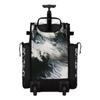 Boombah Rolling Superpack 2.0 Baseball/Softball Gear Bag - 23-1/2" x 13-1/2" x 9-1/2" - Glacier Black/White - Telescopic Handle - Holds 4 Bats - Wheeled Version view 3
