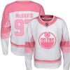 Outerstuff NHL Infant Toddler Girls White Pink Fashion Premier Player Jersey (Connor McDavid Edmonton Oilers, 2T) view 1