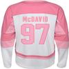 Outerstuff NHL Infant Toddler Girls White Pink Fashion Premier Player Jersey (Connor McDavid Edmonton Oilers, 2T) view 3