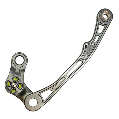 Notch Fusion Rope Wrench Tether with Multiple SRS Attachment Points, Hot Forged Aluminum Construction Resists Twisting or Bending, Rope diameter range 11-13mm, MBS: 23kN Body, 8kN Pulley (54440)