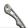 Notch Fusion Rope Wrench Tether with Multiple SRS Attachment Points, Hot Forged Aluminum Construction Resists Twisting or Bending, Rope diameter range 11-13mm, MBS: 23kN Body, 8kN Pulley (54440) view 2