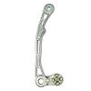 Notch Fusion Rope Wrench Tether with Multiple SRS Attachment Points, Hot Forged Aluminum Construction Resists Twisting or Bending, Rope diameter range 11-13mm, MBS: 23kN Body, 8kN Pulley (54440) view 3