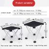 Daoyuan Camping Folding Chairs Outdoor Small Portable Foldable Lightweight Aluminum Stools Portable Sketch Chair for Camping/Fishing/Picnic/Travel/Hiking view 2