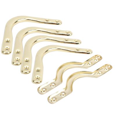 Keenso 6Pcs Billiards Net Corner, 4in Pool Table Pocket Brackets Set Billiards Net Suooprt for Web Net Bags Billiard Supplies
