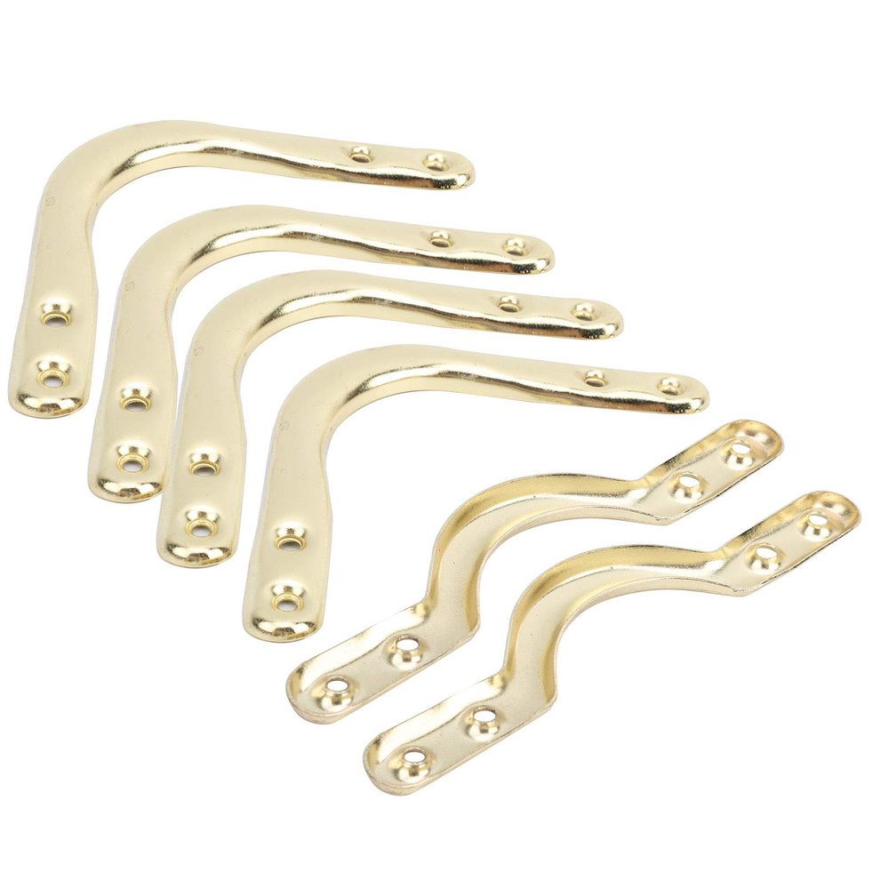 Keenso 6Pcs Billiards Net Corner, 4in Pool Table Pocket Brackets Set Billiards Net Suooprt for Web Net Bags Billiard Supplies
