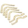 Keenso 6Pcs Billiards Net Corner, 4in Pool Table Pocket Brackets Set Billiards Net Suooprt for Web Net Bags Billiard Supplies view 1