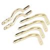 Keenso 6Pcs Billiards Net Corner, 4in Pool Table Pocket Brackets Set Billiards Net Suooprt for Web Net Bags Billiard Supplies view 3