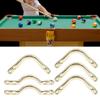 Keenso 6Pcs Billiards Net Corner, 4in Pool Table Pocket Brackets Set Billiards Net Suooprt for Web Net Bags Billiard Supplies view 4