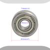 Aopin 604Z Skateboards Bearings Ball Bearings ID 0.15 x OD 0.47 Inch Applicable for Skateboards, 3D Printer, Inline Skates, Roller Skates, Longboards, Scooters, 10 Pcs view 2