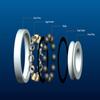Aopin 606-2RS Skateboards Bearings Ball Bearings 0.23 x OD 0.67 Inch Double Rubber Sealed Miniature, Applicable for Skateboards, 3D Printer Inline Skates Roller Skates Longboards Scooters, 8 Pcs view 3
