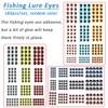 Crankbait Blanks Unpainted Fishing Lure Making Kit, Clear Minnow Hard Bait Set with Fish Eyes, Treble Hooks, Split Rings, Stickers DIY Fishing Lure Kit 300pcs view 4