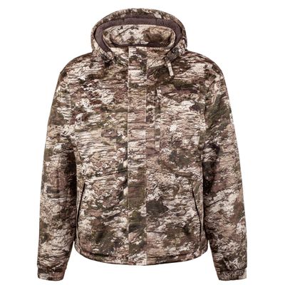 Huntworth Fairbanks Men's Heavy Weight Waterproof Parka Jacket, Tarnen Camo, XL