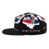 Dominican Flag Broken Hole Flat Bill Brim Baseball Cap Cool Hip Hop Trucker Hat Men Women Adjustable Baseball Caps view 3