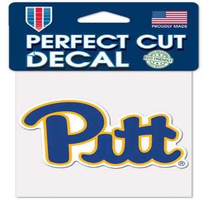 WinCraft NCAA Pittsburgh Panthers Pitt Logo 4" x 4" inch Outdoor Color Vinyl Decal