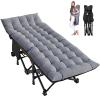 Barbella Folding Camping Cot, Folding Cot Camping Cots for Adults, Portable Sleeping Cot with Mattress Foldable Outdoor Bed Camp Cots Guest Bed with Carry Bag for Home, Office & Outdoor Use view 1