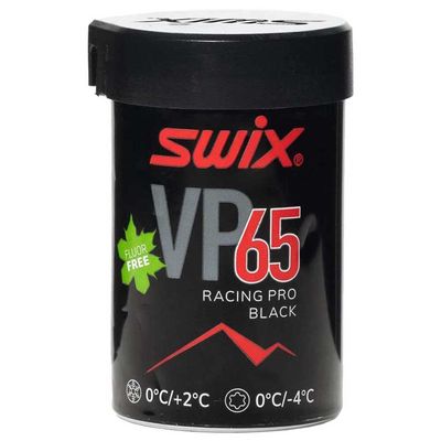 Swix VP65 Pro Red/Black Grip Wax for Cold Conditions (0C to 2C)