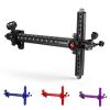 Upgraded SOOHUPET 9 Inch Archery Recurve Bow Sight Accessories T Shape Archery Shooting Target Sight Adjustable Bowsight with Optical Fiber Pin Sight for Target Practice (Black) view 1