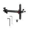 Upgraded SOOHUPET 9 Inch Archery Recurve Bow Sight Accessories T Shape Archery Shooting Target Sight Adjustable Bowsight with Optical Fiber Pin Sight for Target Practice (Black) view 3