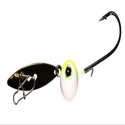 Z-Man CBWV14-04PK2 Chatterbait Willowvibe, 1/4 oz, Chartreuse Shad (2-Pack), Multi, one Size