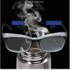Anti Fog Safety Glasses for Women Men TR90 Blue Light Blocking Glasses Clear Anti Scratch UV Protection Square Frame view 4