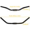 Satori MELANGE MEDIUM Trekking Commuting Bike Bicycle Aluminum Alloy Swept Back Flat Handlebar 31.8x595mm - Rise 40mm - Sweep 40 Degree view 2
