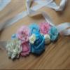 nania maternity pregnancy sash for Mon to be baby shower sash flower sash (Pink blue) view 4