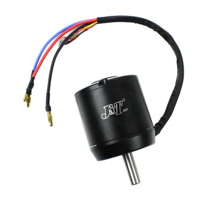JMT High Efficiency 6374 170KV Sensored&Sensorless Brushless Motor 2800W 24V/36V for Four-Wheel Balancing Scooters Electric Skateboards Bike Model Airplane Robot Underwater Scooter (No Motor Holzer)