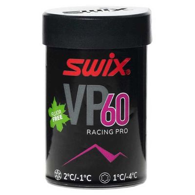 Swix VP60 Pro Violet/Red Grip Wax for Cold Conditions (-1C to 2C)