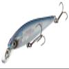 Strike King (HCKVDJ100-681) KVD Jerkbait 100 2-Hook Fishing Lure, 681 - Pro Blue, 1/4 oz, 3 5/8" view 1