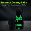 Gaming Socks,Do Not Disturb I'm Gaming,Gamer Socks for Teen Boys Youth,Glow in the Dark, Novelty Socks for Men Women,Gift for Gamer Boyfriend Grandson view 2